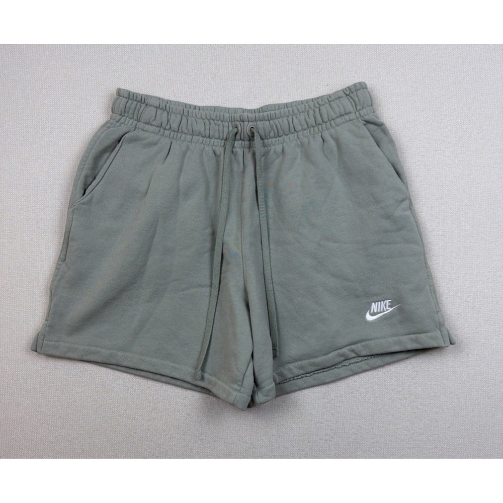 Nike Men’s Athletic Shorts Olive Green with White Logo
